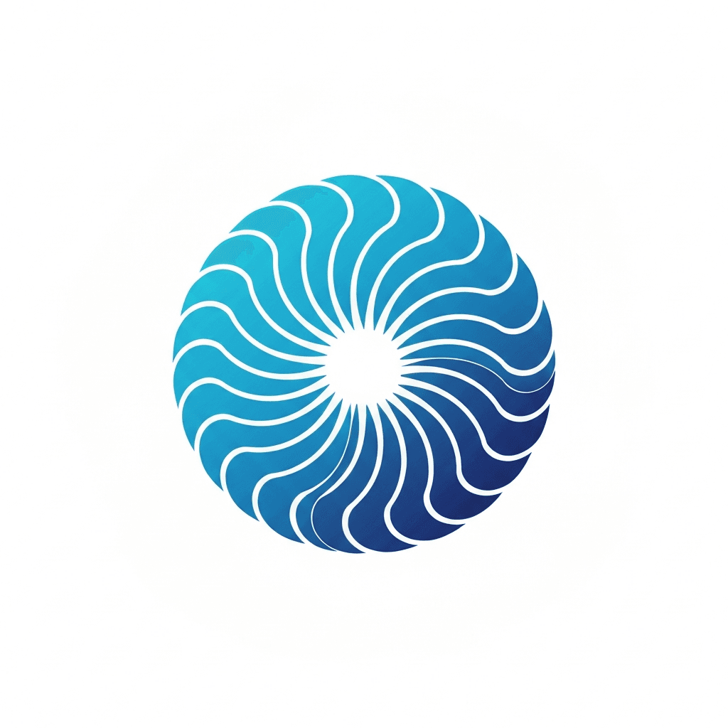 Geometric Wave Logo